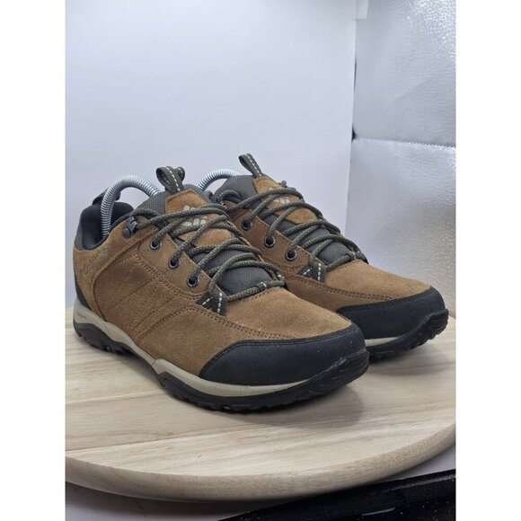 Columbia Women's Mount Carmel Low Waterproof Hiking Shoes, Brown Suede Size 9 - Picture 5 of 9